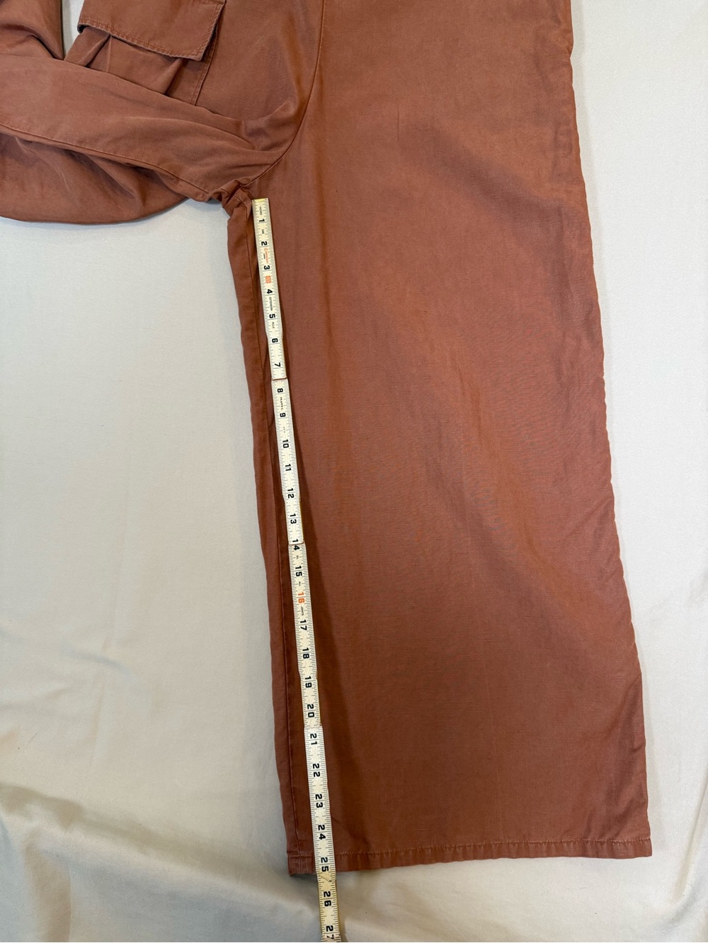 COS Rust-Brown Wide-Leg Utility Jumpsuit - Picture 10 of 16